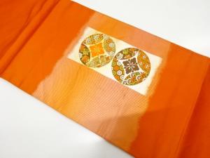 花七宝に古典柄織り出し　袋帯
